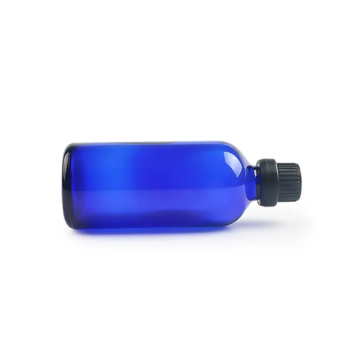 5Ml Essential Oil Blue Glass Bottle With Cap